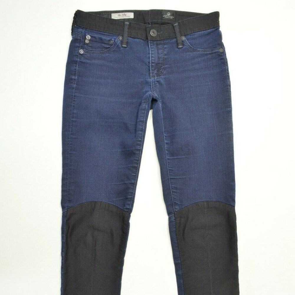 AG Adriano Goldschmied Size 25 R Womens‎ ALLY COLOR BLOCKED Legging SKINNY Jeans